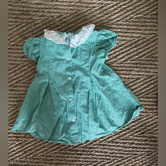 🎀 James & Lottie Outfit Bundle,Size 18M | Red Gingham Set + Green gingham Dress - Picture 4 of 10